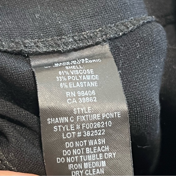 Theory Black Pull On Legging in Stretch Knit Ponte Pants S ($195) - Picture 7 of 7